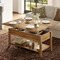 WOWLIVE Lift Top Coffee Table,  4-in-1 Multi-Function and Large Coffee Table with Storage