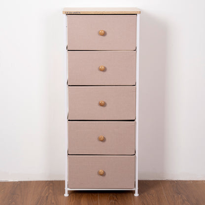 LA VII VANTA 5-Drawer Dresser, Chest of drawers, Bedroom dresser