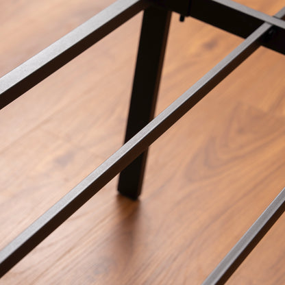 LA VII VANTA Modern Bed Frame with Charging Station